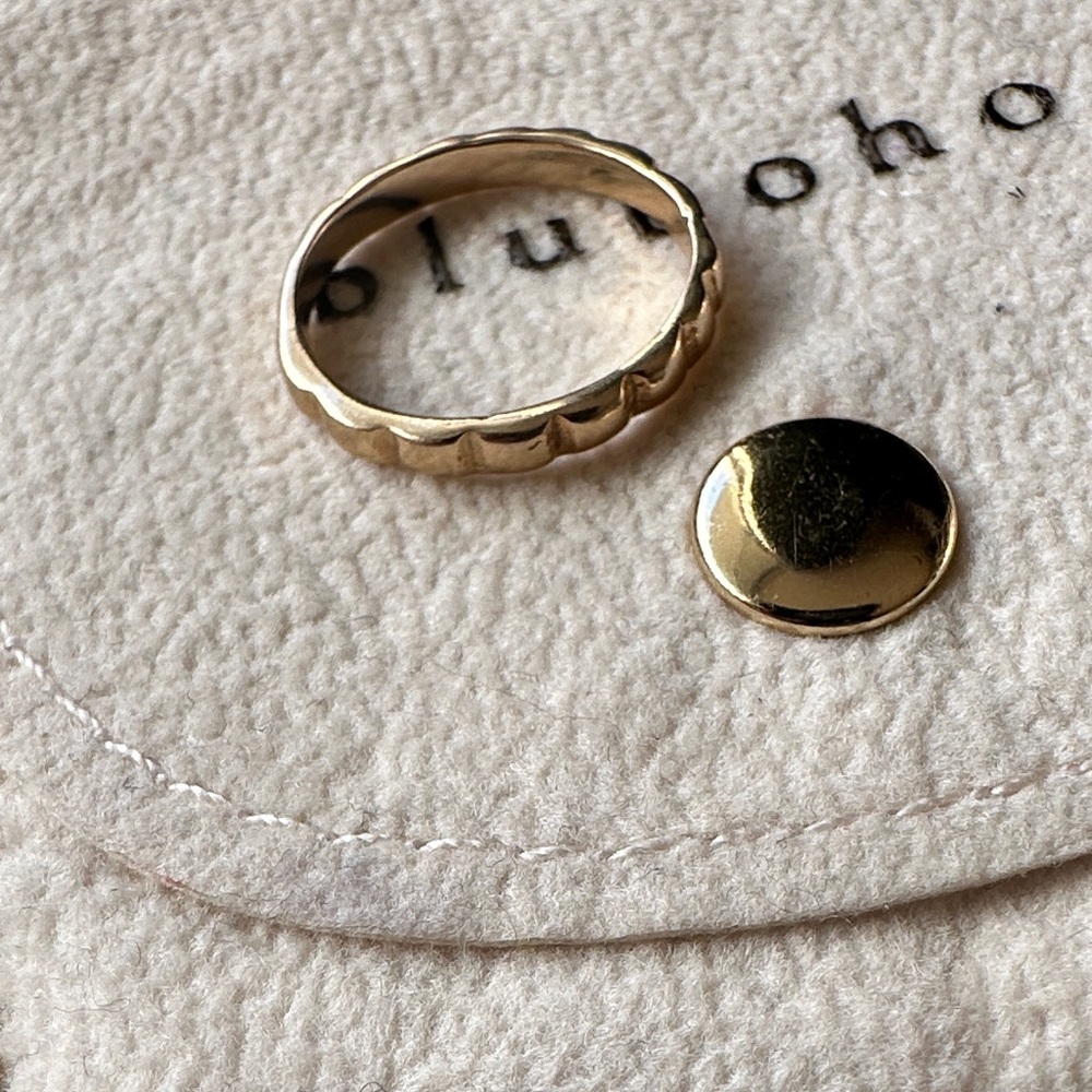 bluboho 10K Solid Gold Women's Ring - Picture 7 of 7